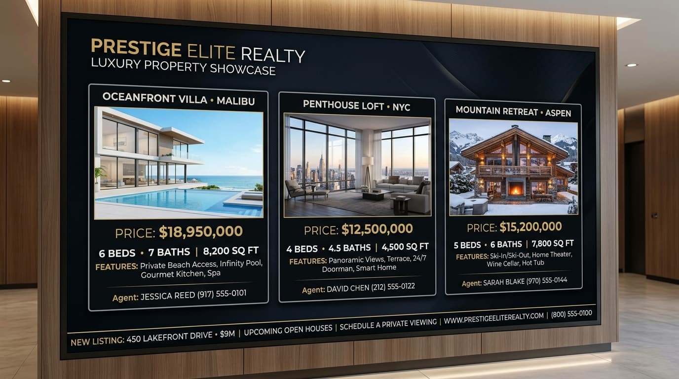 AI-powered digital signage across industries 8
